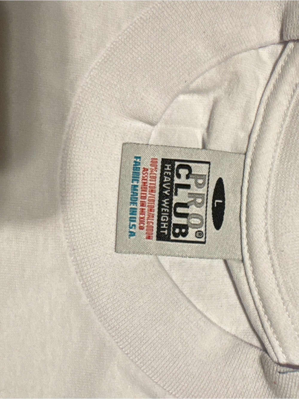 Pro Club Heavyweight White Short Sleeve Tee